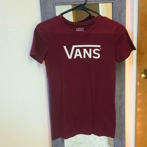 Vans T-Shirt Maroon (S)